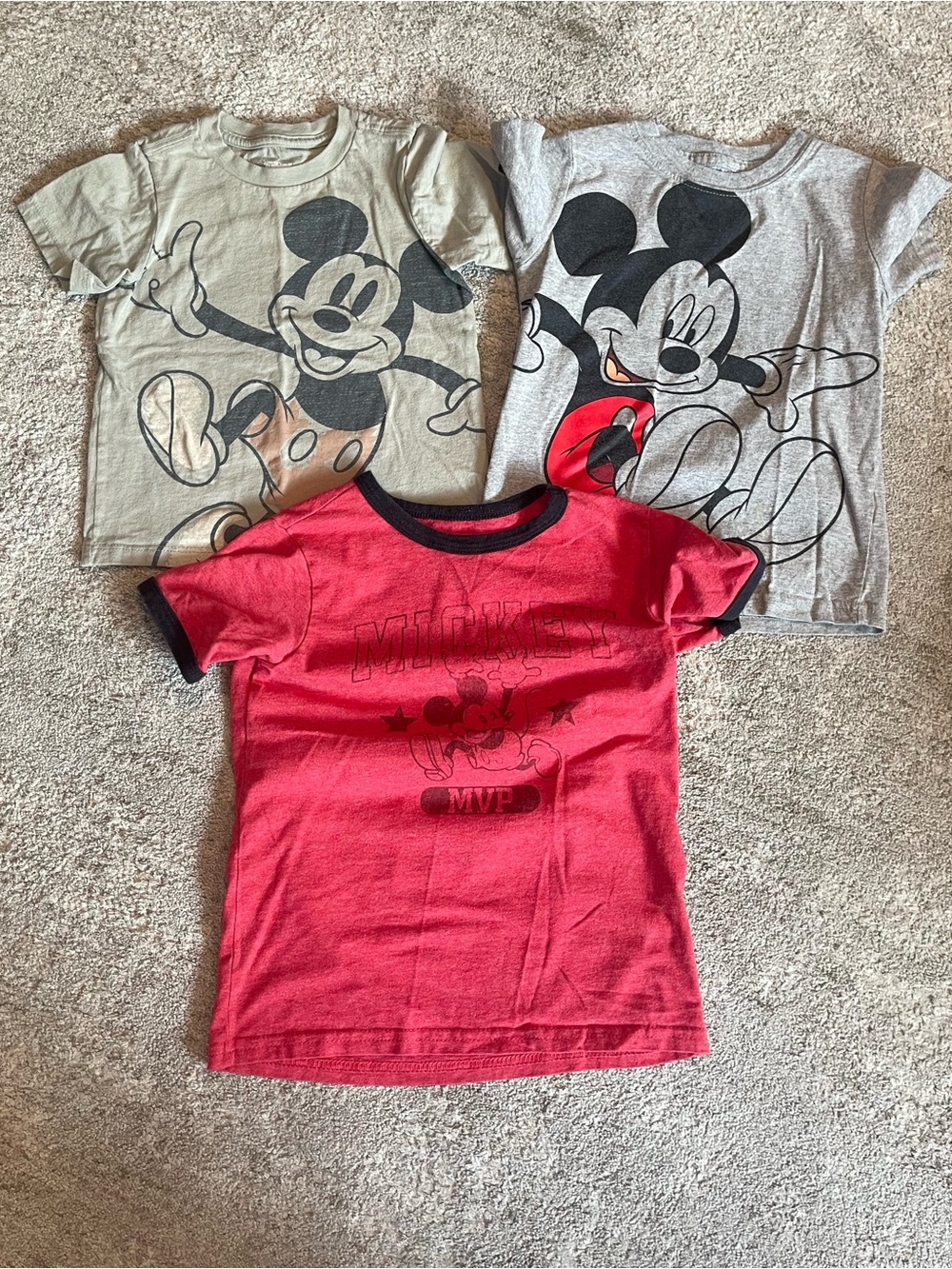 Disney Kids Short Sleeve Shirt Bundle